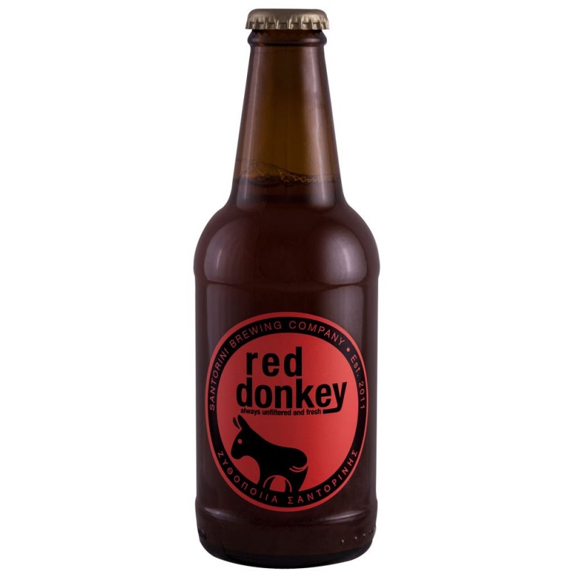 Red Donkey Santorini Griechisches Bier Santorini Brewing Company